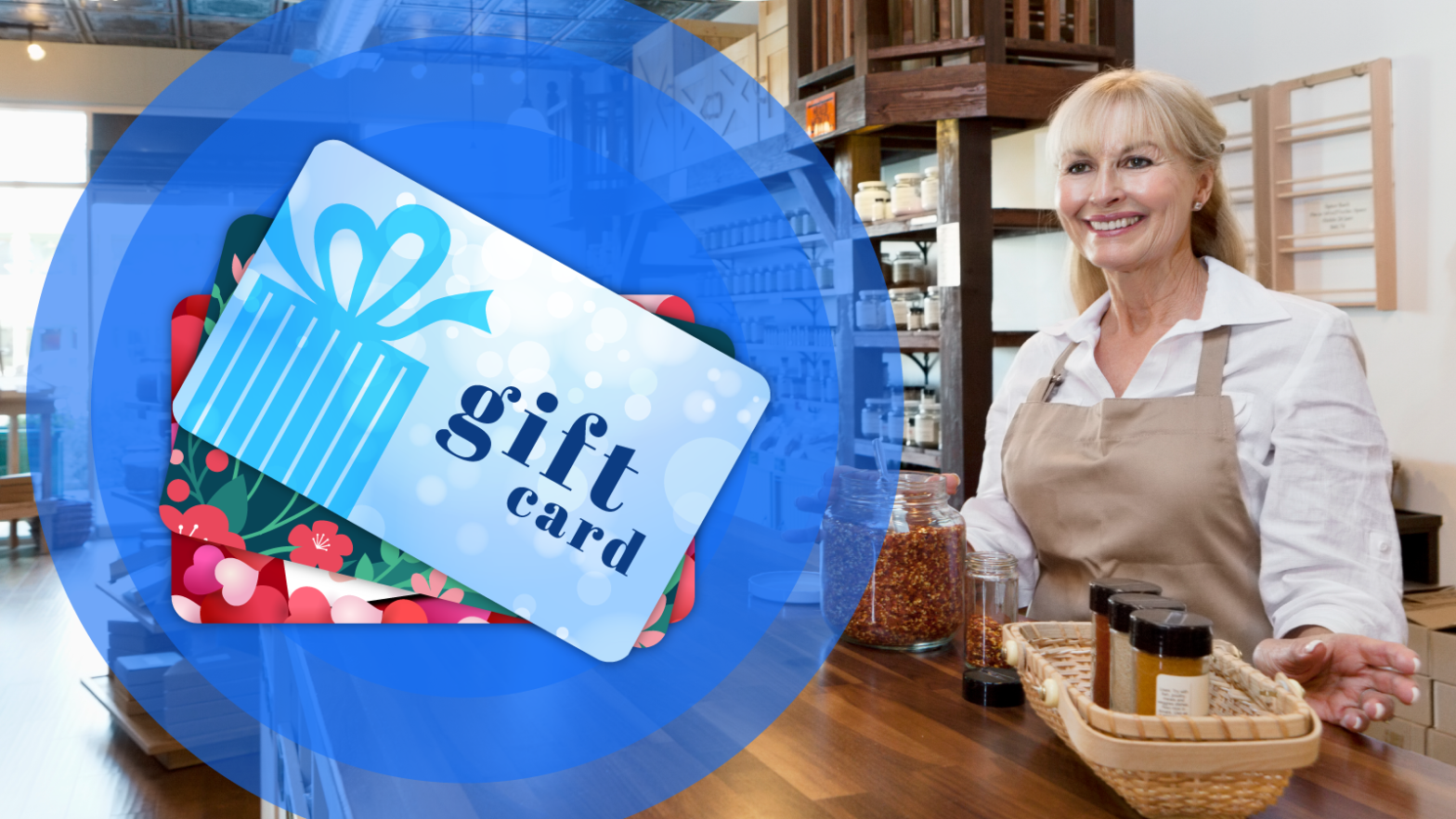 grift card program Shift4Gift business owner using gift cards