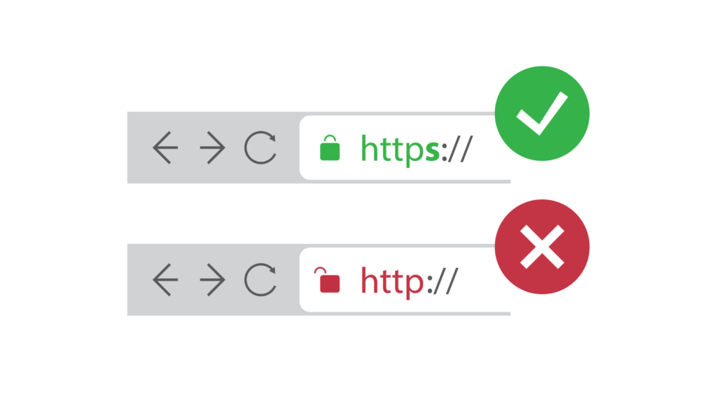 HTTPS vs HTTP in a website URL Shift4