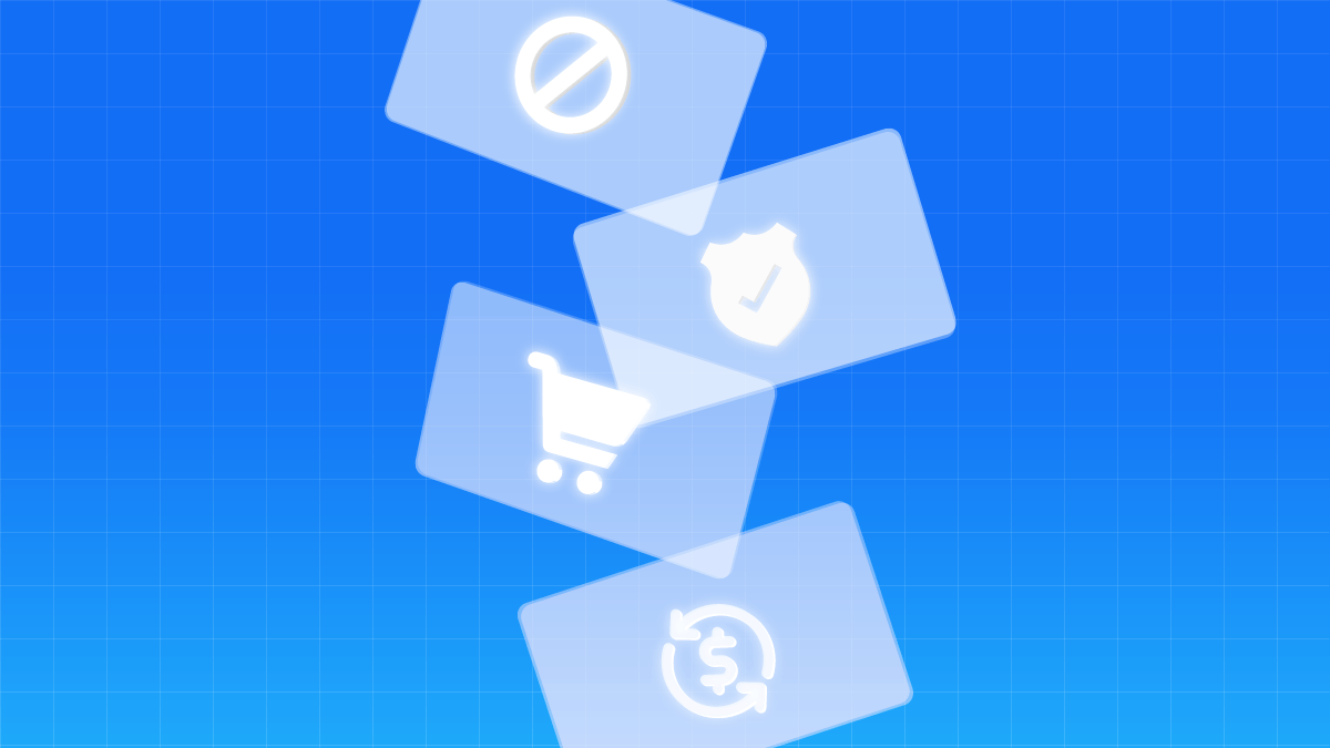 Graphic representing card transaction types for merchants - Shift4