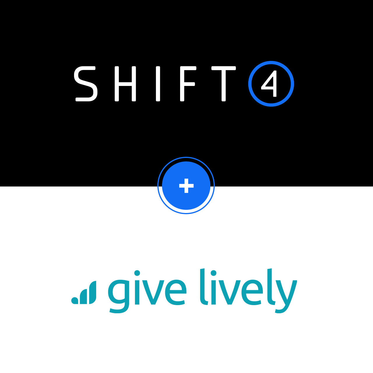 Give Lively and Shift4 logos for partnership press release